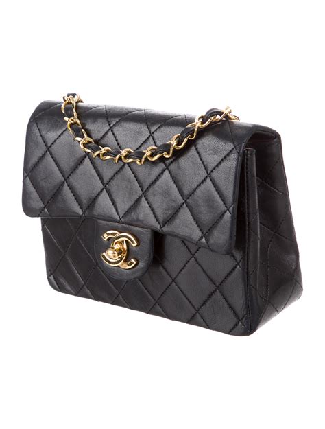 chanel vintage square flap|authentic vintage chanel handbags.